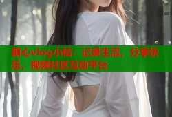 糖心vlog小桔：记录生活，分享快乐，视频社区互动平台