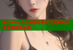 糖心Vlog女仆制服好看又实用轻松打造专属萌系风格